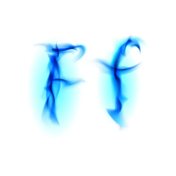 불 같은 글꼴. f — 스톡 사진