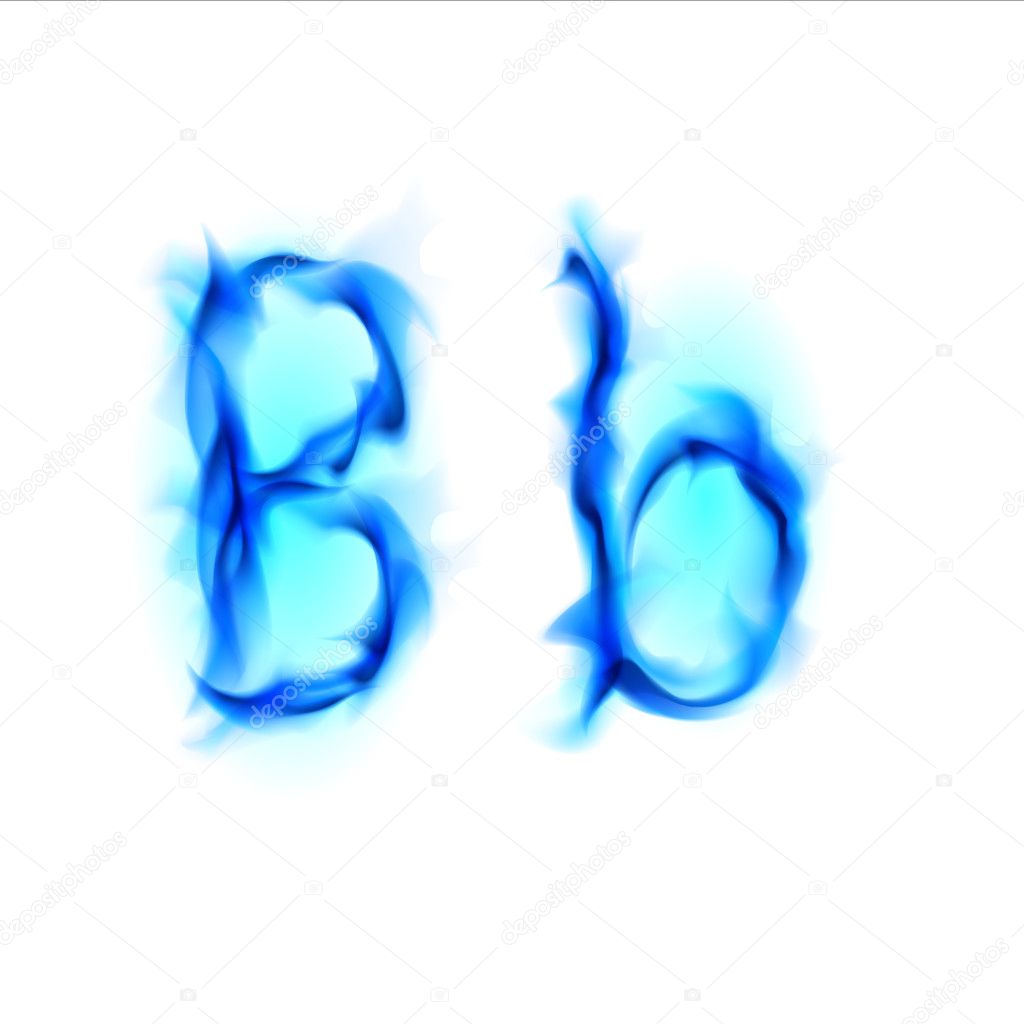 Fiery Font. Letter B Stock Photo By ©dvargg 9899332