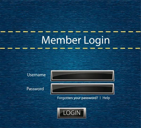 login background with blue jeans motive