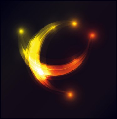  colorful glowing circle background.