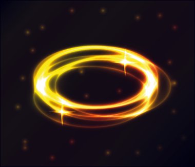  colorful glowing circle background.