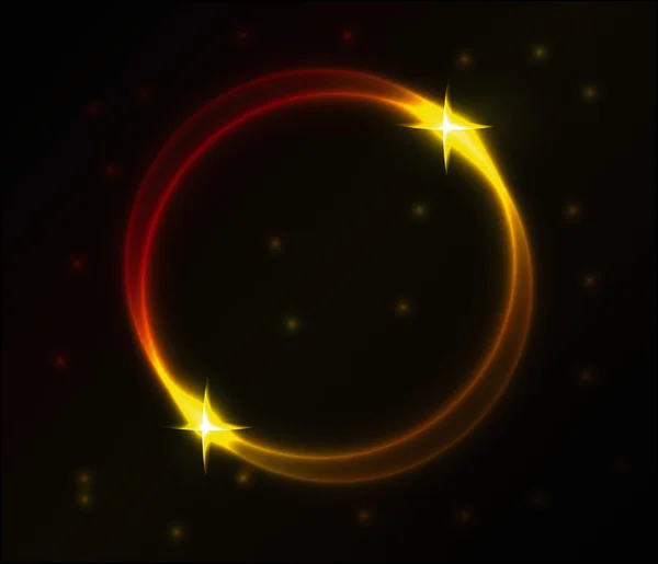 Colorful glowing circle background. — Stok fotoğraf