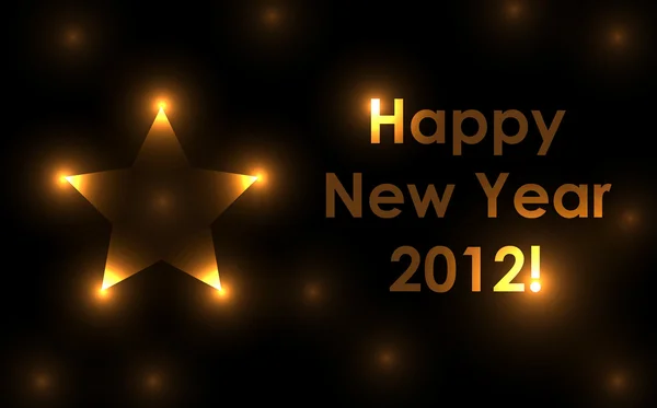 Golden year 2012 — Stock Photo, Image