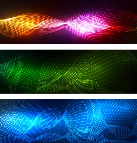 Set of colorful banners — Stock Photo, Image