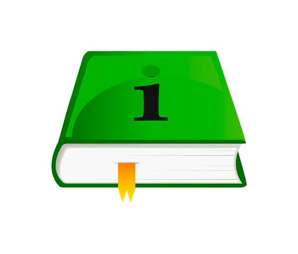 stock image  icon of information book