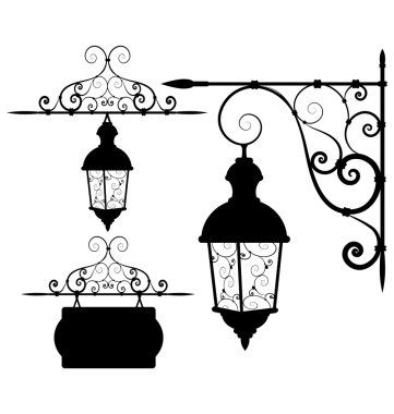 Street lantern clipart