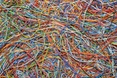 Colorful cable clipart