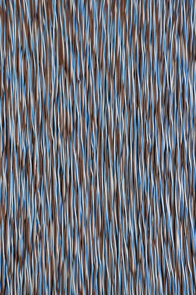 Kabel bílé světle modrá hnědá — Stock fotografie