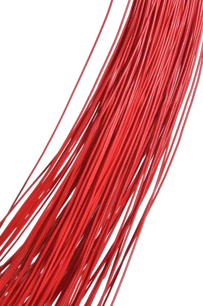 Červený kabel parta — Stock fotografie