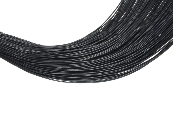 Чёрные кабели — стоковое фото