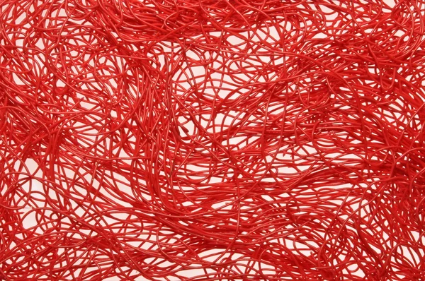 Símbolo vermelho da rede global de Internet — Fotografia de Stock