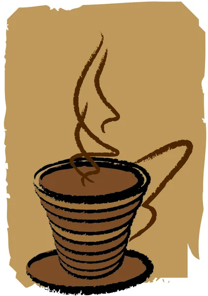 Ora del caffè — Vettoriale Stock