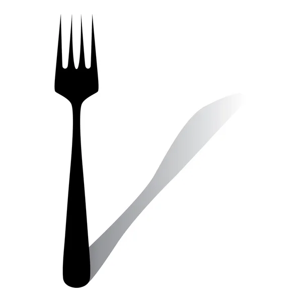 Symbole vecteur heure du déjeuner — Image vectorielle