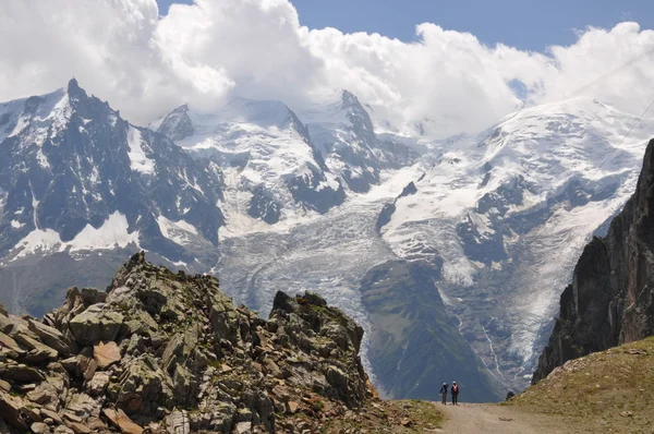 Alpes de expedição — Fotografia de Stock