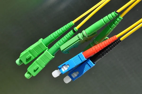 Оптичних кабелів — стокове фото