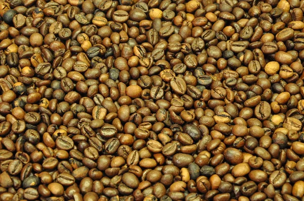 Kahverengi fasulye kahve — Stok fotoğraf