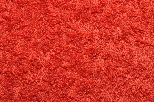 Red bath towel — Stock Photo, Image
