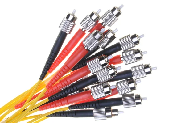 Pacote de cabo de fibra óptica — Fotografia de Stock
