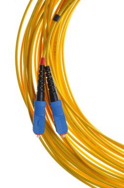 SC/PC optical fiber connectors clipart