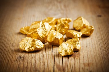 Gold nuggets clipart
