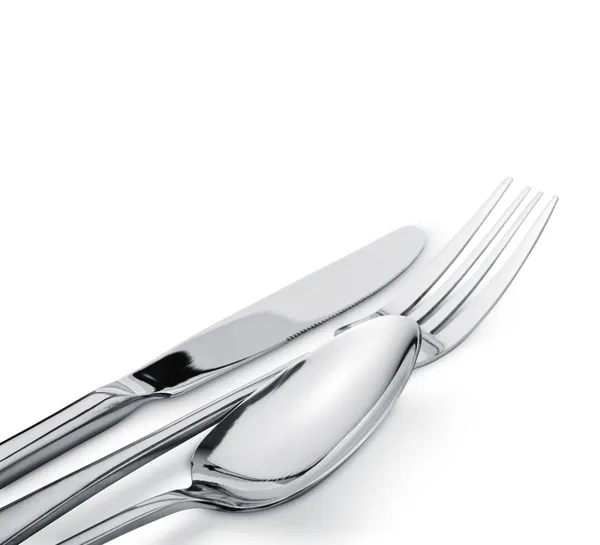 Fork spoon and knife Royalty Free Stock Images