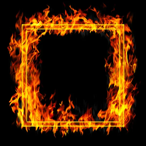 Огневая рамка — стоковое фото