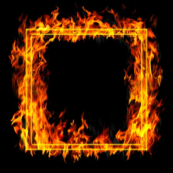 Fire frame — Stock Photo, Image