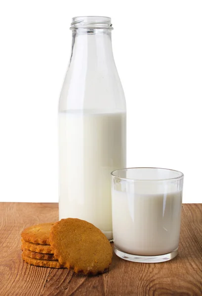 Γάλα με cookie — Φωτογραφία Αρχείου