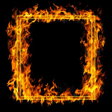 Fire frame clipart