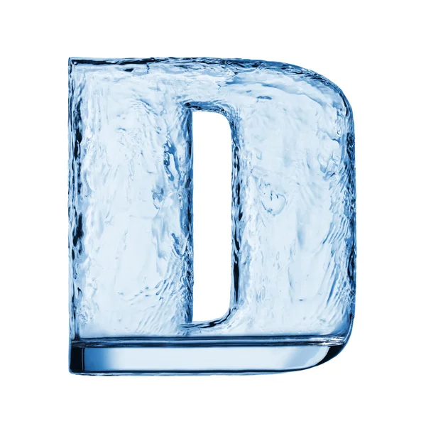 Alfabeto da água — Fotografia de Stock