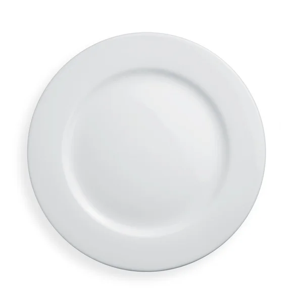 White plate — Stock Photo, Image