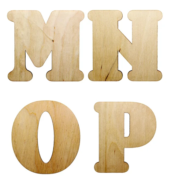 Letter of wooden — Stock Photo, Image