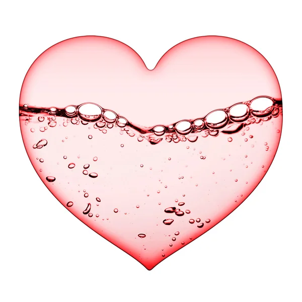 Hjärtat från vatten — Stockfoto