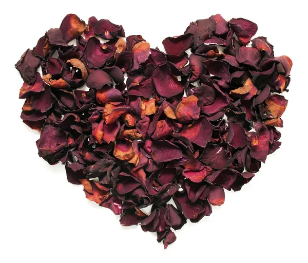 Heart of the petals — Stock Photo, Image