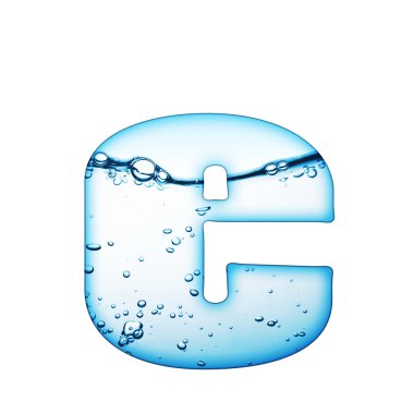 Letter of water clipart