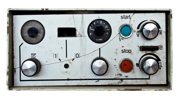 旧的控制面板 — 图库照片