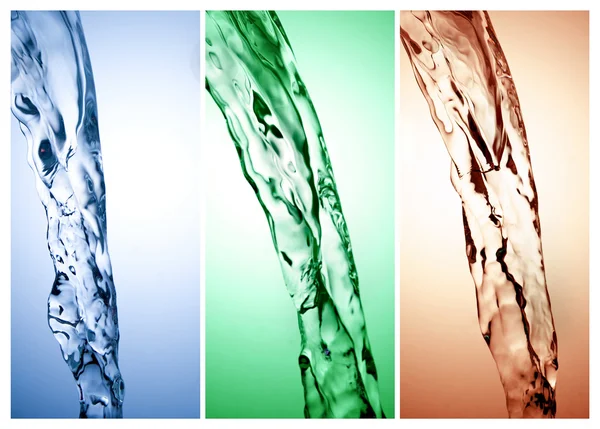 A splash of various colors — Stock Photo, Image