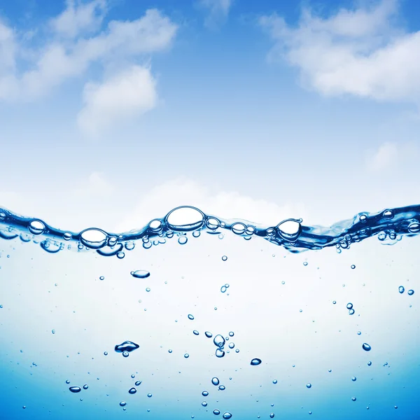 물 속의 공기 방울 — 스톡 사진
