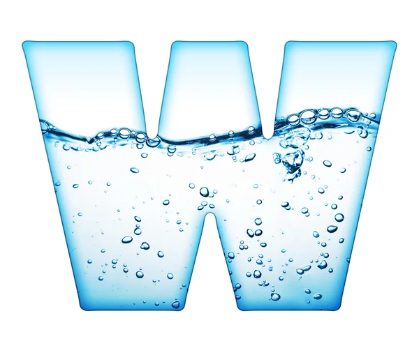 Brief van water — Stockfoto