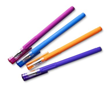 Colored pens clipart