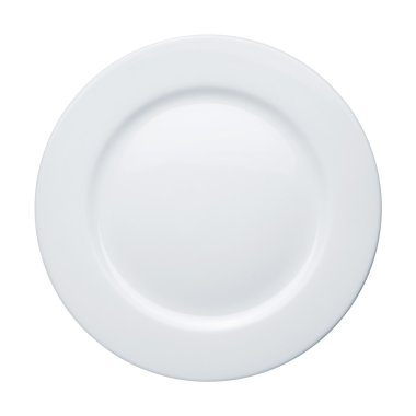 White plate