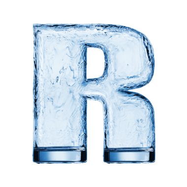 Letter from the water clipart