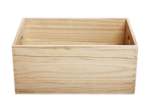 Empty wood Box — Stock Photo, Image