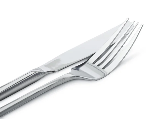 Couteau et fourchette — Photo