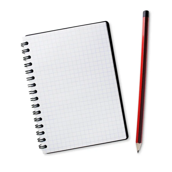 ノートと鉛筆σημειωματάριο και μολύβι — Φωτογραφία Αρχείου