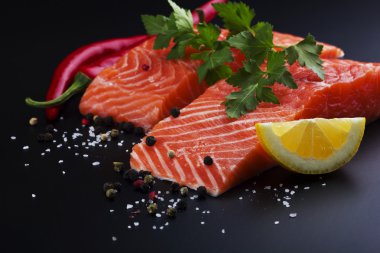 Salmon fillet clipart