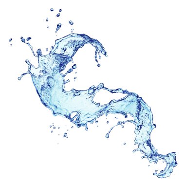 Water splashing clipart