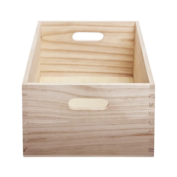 Empty wood Box — Stock Photo, Image