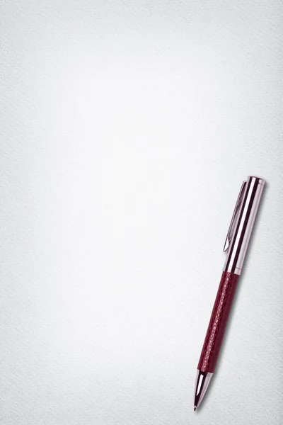 펜과 메모 용지 — 스톡 사진