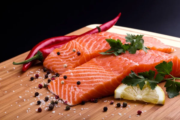 Filete de salmón — Foto de Stock